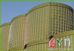 Galvanized defensive barrier