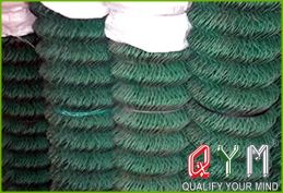 PVC coated chain link fencing