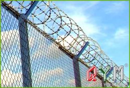 3d curve airport wire mesh fences