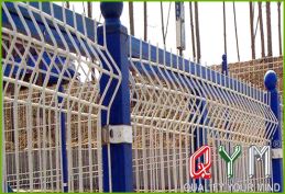 3d welded curved fence