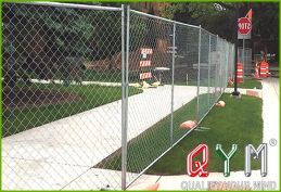 Temporary construction fence panels