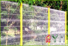 3d metal curved welded mesh fence