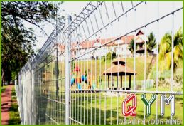 Roll top brc wire mesh fence