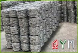 Field fence barbed wire