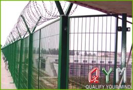 Y post type fence for airport