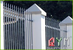 Wire palisade wall fence
