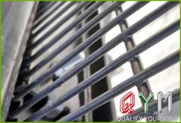 Security fence panels outdoor