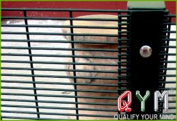 358 fence with sharp razor wall spikes