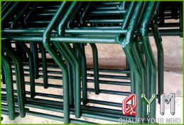 3d metal curved fence