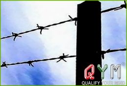 Barbed wire fence rolls