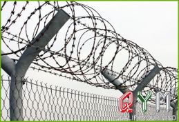 Security airport fence net