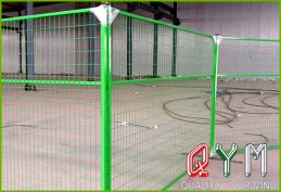 Construction site temporary fencings