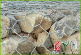 Hexagonal flood gabion wire mesh box