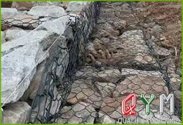 Woven hexagonal gabion basket box