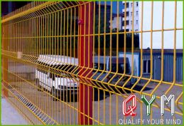 3d curved garden fence panel