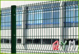 Welded steel wire mesh fence