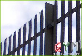 Customized iron steel palisade fenceing