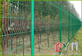 3d curved fence garden