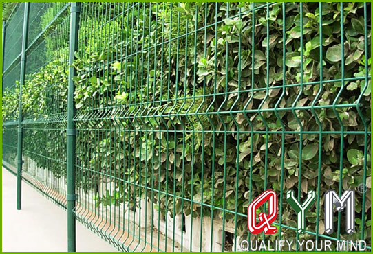 Metal garden fence panel