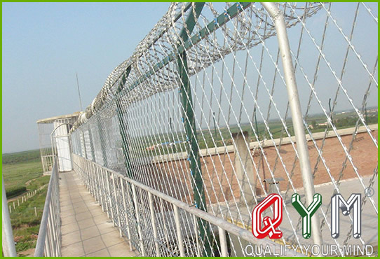 Security razor wire fence