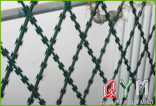blade barbed rope fence