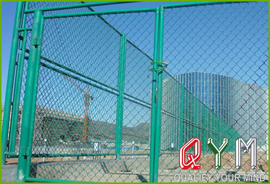 Sports chain link fence