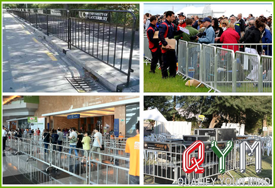 Temporary construction balcony fence