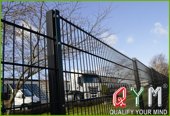 welded double wire mesh fence
