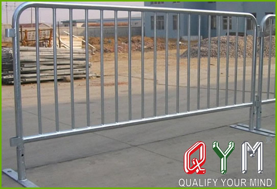 Crowd control barriers galvanized