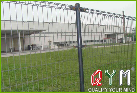 BRC rolled top mesh fence