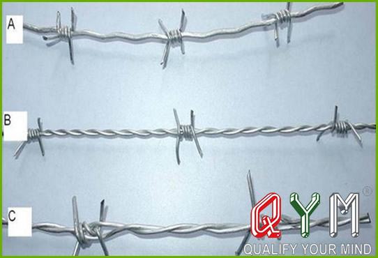 Razor blade barbed wire